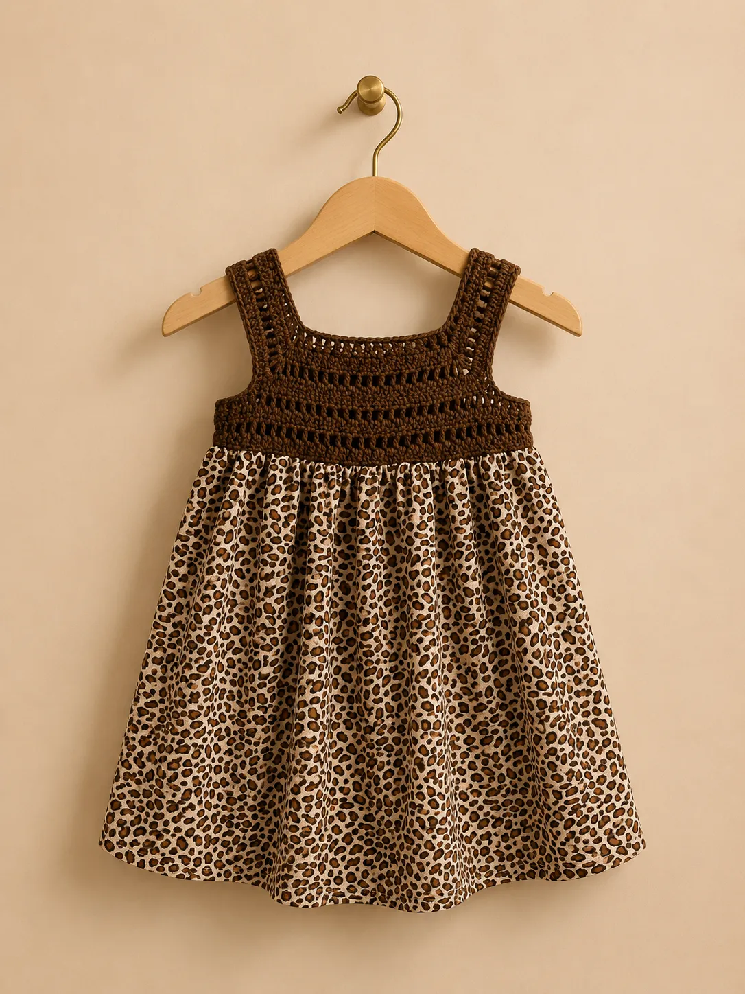 Crochet Dress on hanger