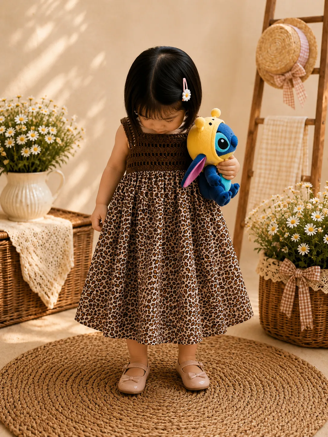 Crochet Dress worn
