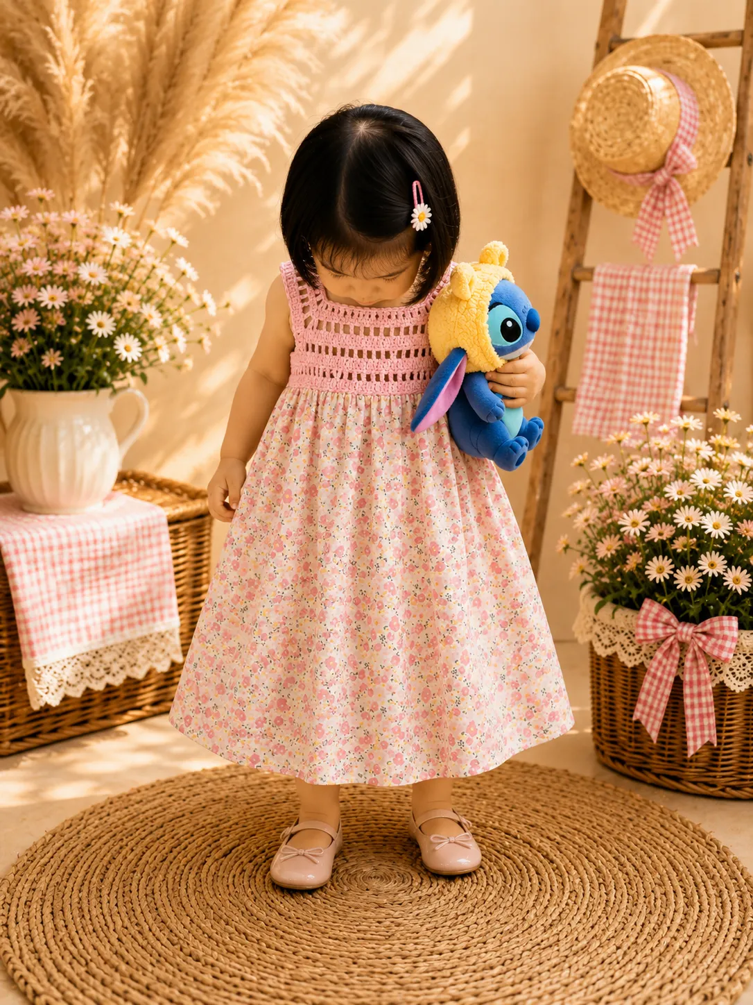 Crochet Dress worn